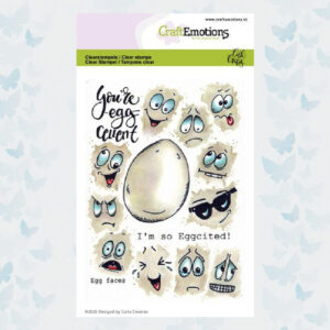 CE Clear Stempels Egg Faces 130501/1670