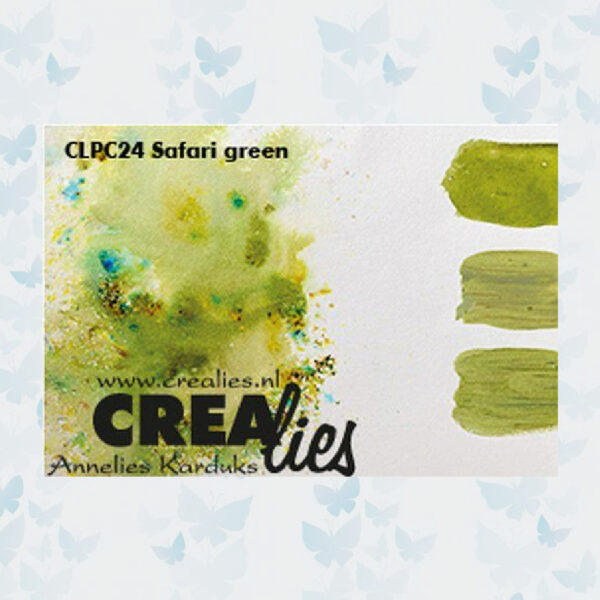 Crealies Pigment Colorzz Poeder Safari Groen CLPC24