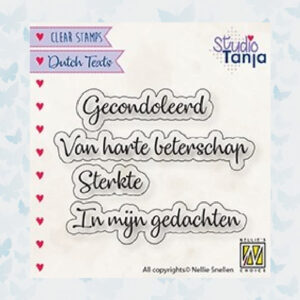 Nellie's Choice Clear Stamps Gecondoleerd DTCS029