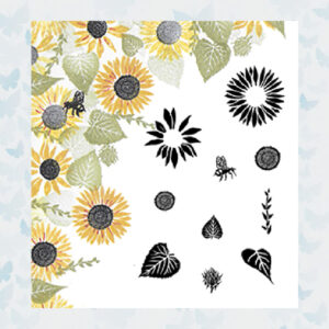 Majestix Clear Stamps Sunny Sunflowers MASU-04