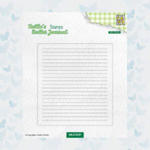 Nellies Choice Clearstempel - Journal - Basis pagina layout NBJCS007