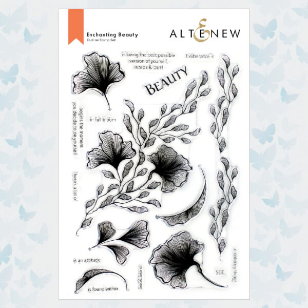 Altenew Enchanting Beauty Clear Stamp Set ALT6097