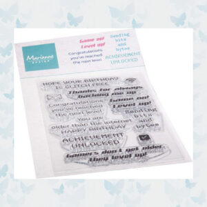 Marianne Design Clear Stamp Level Up CS1098