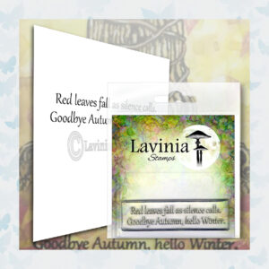 Lavinia Clear Stamp Red Leaves LAV574