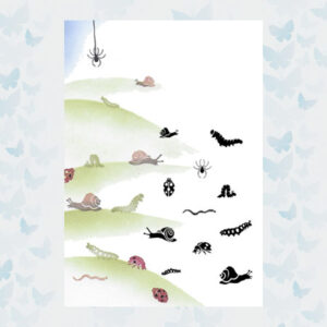 Majestix Clear Stamps Bugs and Snails MABU-02