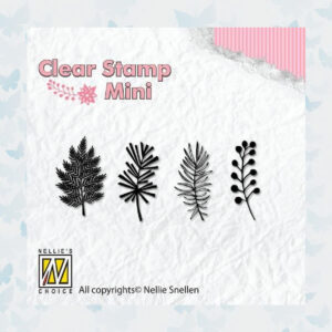Nellies Choice Clear Stempel - Winter Mini Takjes Dennen Takjes MAFS007