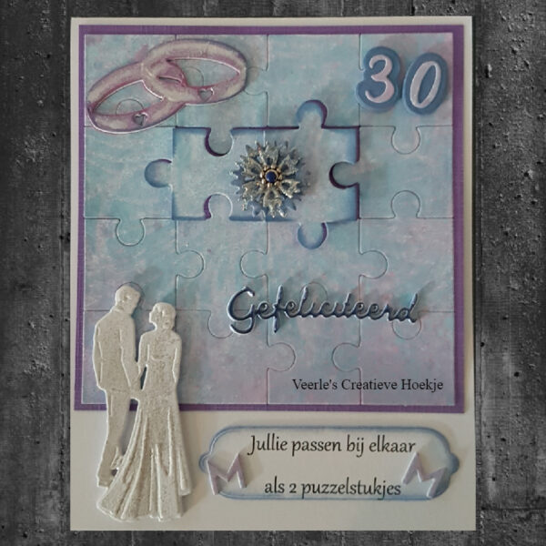 Nellies Choice Special Card Dies - Puzzle Cards SCDP001