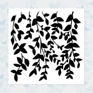 The Crafter's Workshop Hanging Vines Stencil 6x6 Inch (TCW963s)