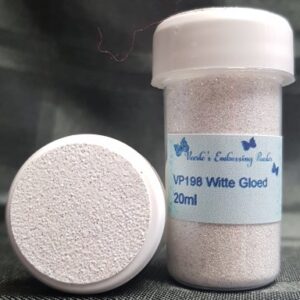 Veerle's embossing poeder Witte Gloed VP198 - 20 ml