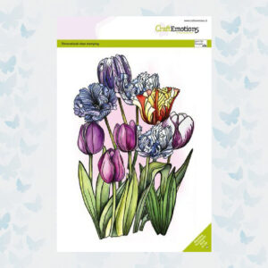CraftEmotions Clear Stempels A5 - Tulpen 130501/3019
