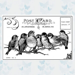 Crafty Individuals Seven Cheeky Songbirds Unmounted Rubber Stamps (CI-230)