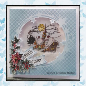 Nellies Choice Clear Stempel - Chris. Time Besneeuwd Huis CT038