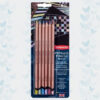Derwent Pencils Metallic Colours Bright 6pcs DMP2305601