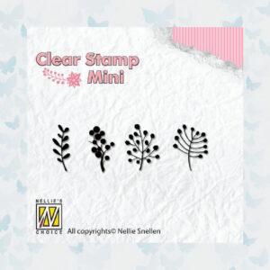 Nellies Choice Clear Stempel - Winter Mini Takjes Bessen MAFS006
