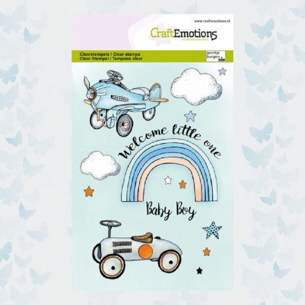 CraftEmotions Clear Stempels Baby Boy 130501/1344