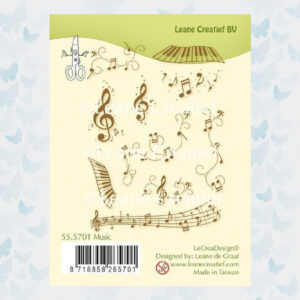 LeCrea - Combi Clear Stempels Muziek 55.5701