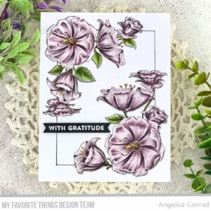My Favorite Things Floral Fantasy Rubber Stamp (BG-118)