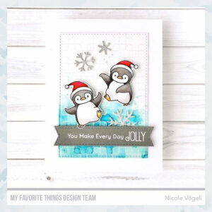 My Favorite Things Four Corners Rubber Background Stamp (BG-135)