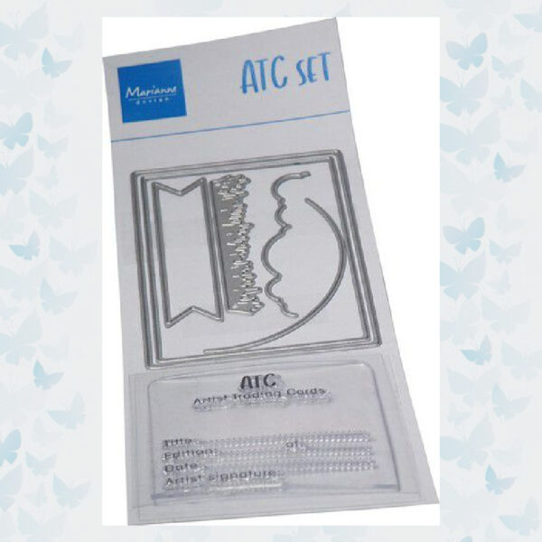 Marianne Design ATC Clear Stempels & Snijmallen Set CS1101