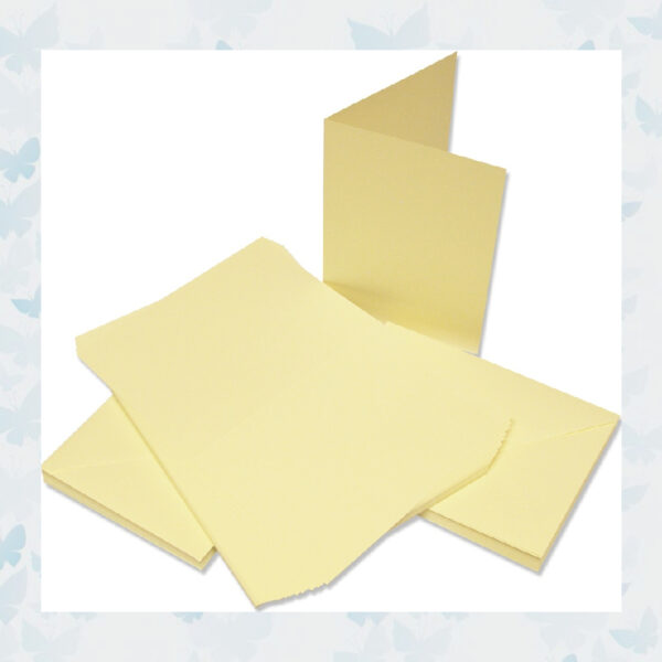 Craft UK Cards & Envelopes 5x7 Inch Ivory (CUK291)