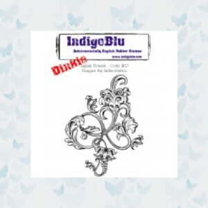 IndigoBlu English Flourish Dinkie A7 Stamp (EF-D)