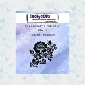 IndigoBlu Collectors Edition 8 Rubber Stamp - Floral Bouquet IND0361