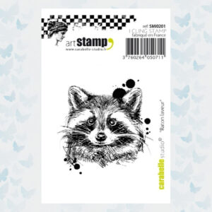 Carabelle studio cling stamp Mini Wasbeer SMI0201