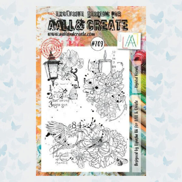 AALL & Create Stamp Lighted Florals AALL-TP-709