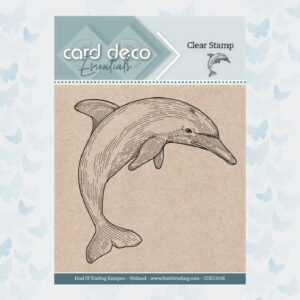 Card Deco Essentials Clear Stamps - Dolfijn CDECS106