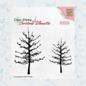 Nellies Choice Silhouette Clear stempels Bomen zonder bladeren CSIL010