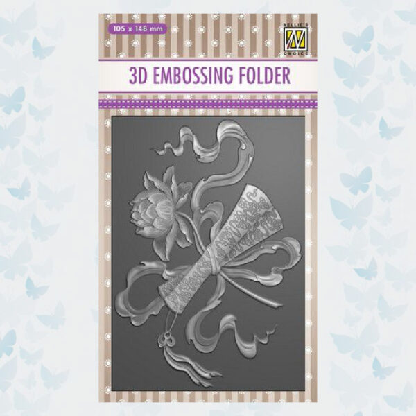 Nellies Choice 3D Embossing Folder - Diploma EF3D026