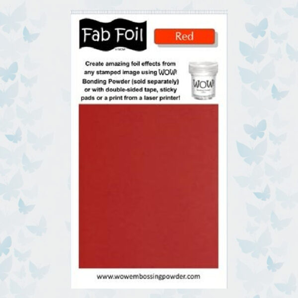Wow! Fab Foil Red W216-RE80