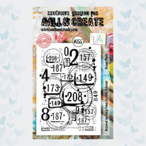 AALL & Create Stamp Round Digits AALL-TP-755