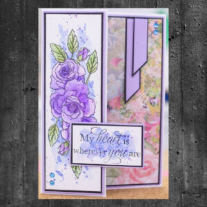 Crafters Companion Outline Floral Clear Stamp Divine Rose (CC-STP-DIRO)