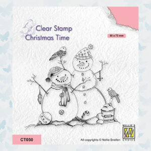 Nellies Choice Clearstempel Sneeuwpoppen CT050