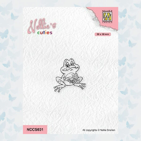 Nellies Choice Clearstempel - Cuties - Frogs 1 (get well) NCCS031