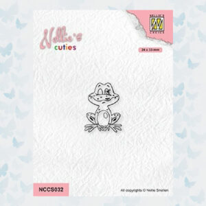 Nellies Choice Clearstempel - Cuties - Frogs 2 (get well) NCCS032