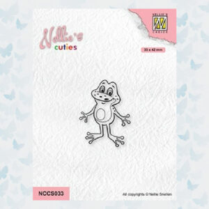 Nellies Choice Clearstempel - Cuties - Frogs 3 (get well) NCCS033