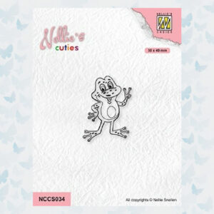Nellies Choice Clearstempel - Cuties - Frogs 4 (get well) NCCS034