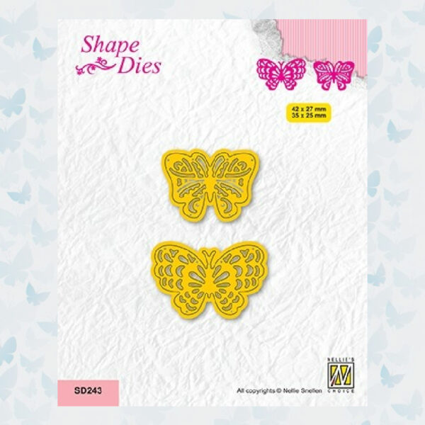 Nellies Choice Shape Die - Butterflies SD243