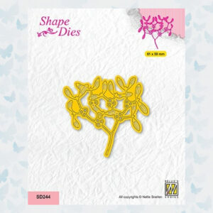 Nellies Choice Shape Die - Mistletoe SD244