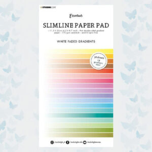 Studio Light Paper Pad Essentials Slimline White Faded Gradients SL-ES-PP31