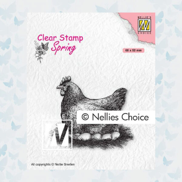Nellies Choice Clearstempel - Moeder kip SPCS019