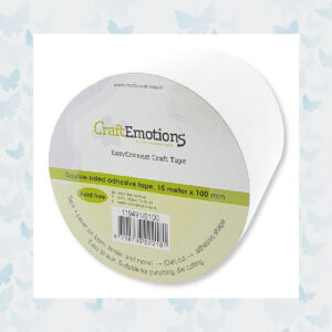CraftEmotions EasyConnect (dubbelzijdig klevend) Craft tape 15m x 100mm