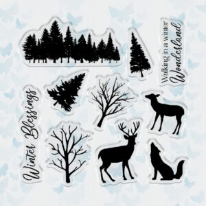 Crafters Companion Celebrate the Season Clear Stamp Woodland Winter (CC-STP-WOODWIN)