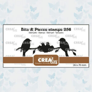 Crealies Clearstamp Bits & Pieces 2 Vogels CLBP256