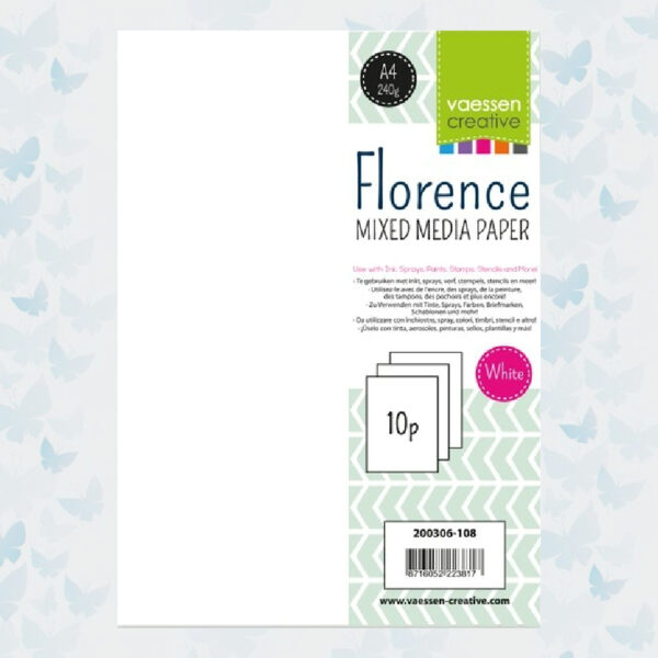 Florence Smooth Mixed Media Papier White A4/240gr/10Vel (200306-108)
