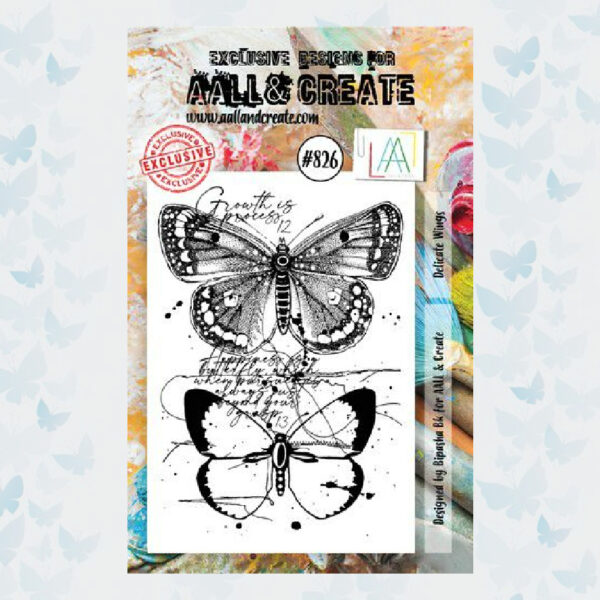 AALL & Create Clear Stempel Delicate Wings AALL-TP-826