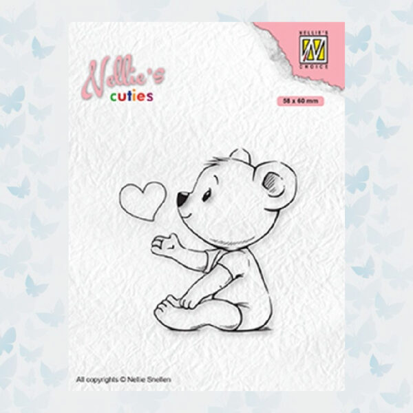 Nellies Choice Clearstempel - Cuties Love you mama NCCS009