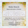 Lavinia Sticker Stencils 4 verschillende per pack STICKERSTENCILS-01
